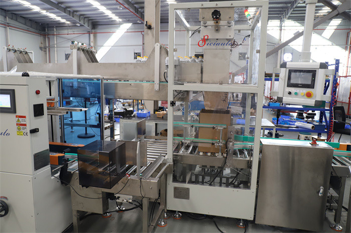Laatste bedrijfscasus over Fles -Voedsel - Case Packer Machine - Case Packing Line - Drop Load-oplossing voor 1L-fles -SICIAUTO